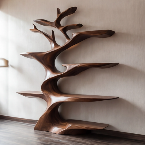 Elarion Sculptural Tree Wine Rack